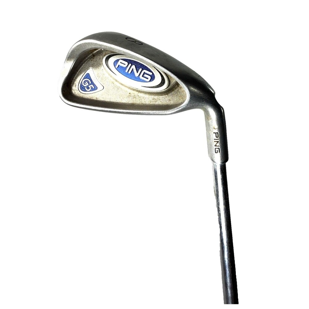 Ping G5 White Dot 8 Iron Steel Shaft Right Hand 39” Men's Golf Club